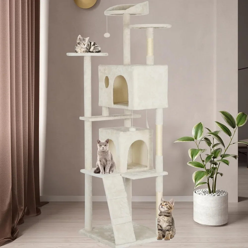 Cat Tree Tower Multi-Level Cat Furniture Activity Center
