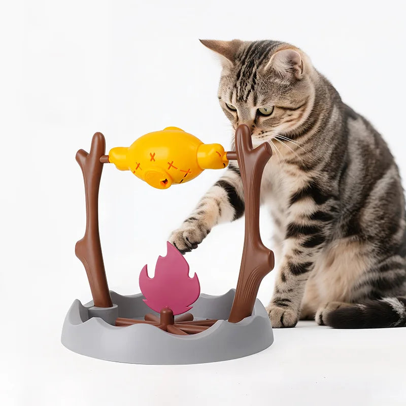 Creative Cats Slow Feeding Snack Bowl Interactive Food Puzzle Toy for Dogs and Cats