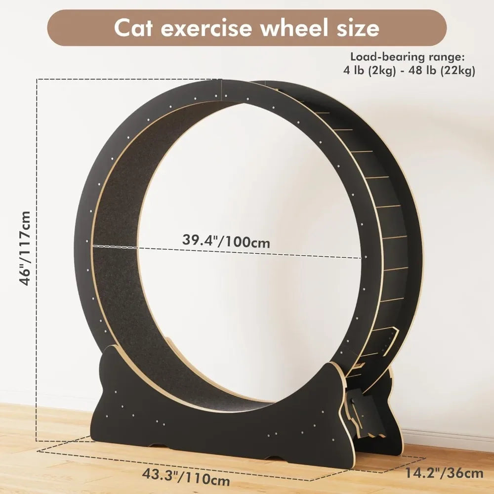 Cat Exercise Wheel by NoEnName_Null for Indoor Cats