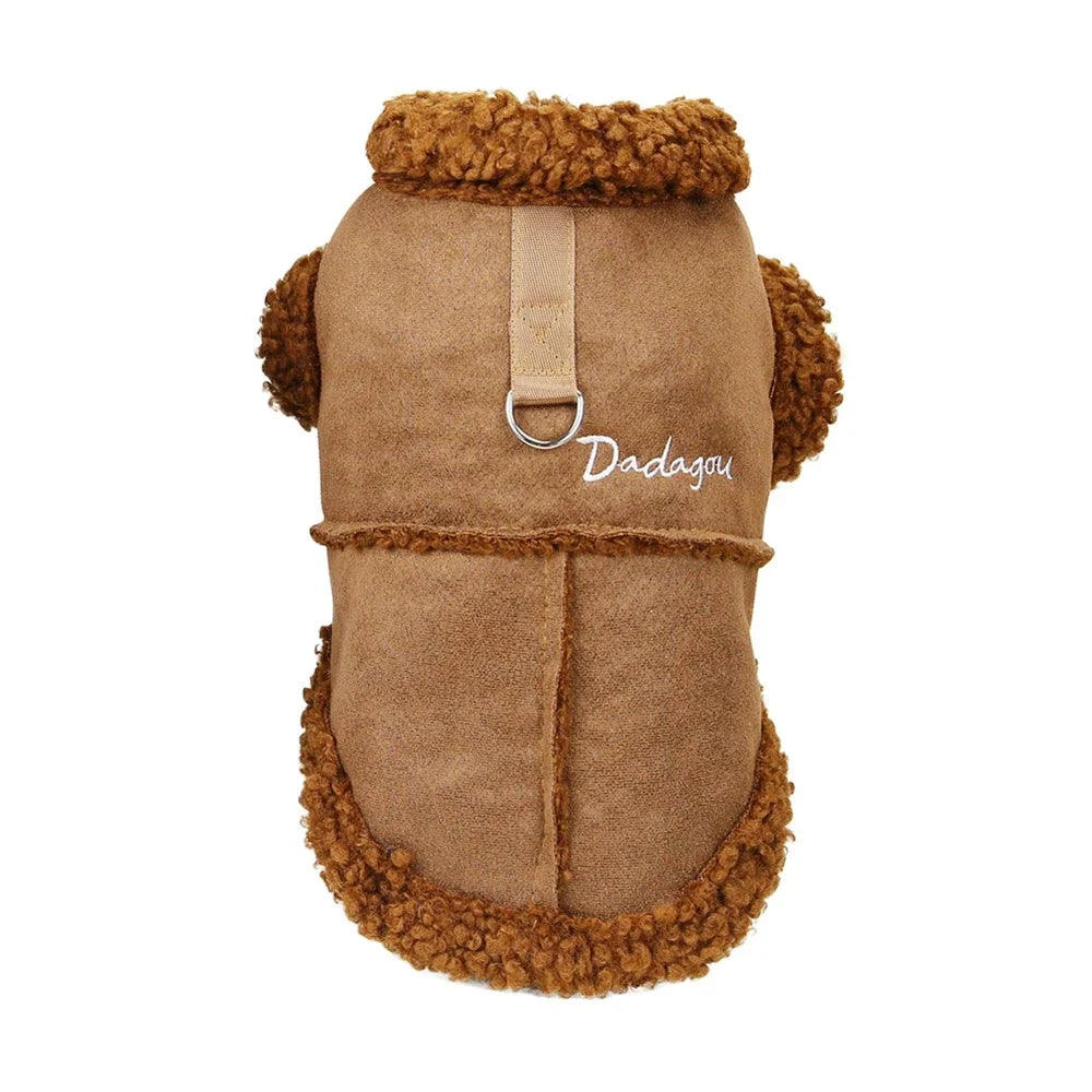 Guangdong Lamb Fleece Winter Dog Jacket for Small Dogs
