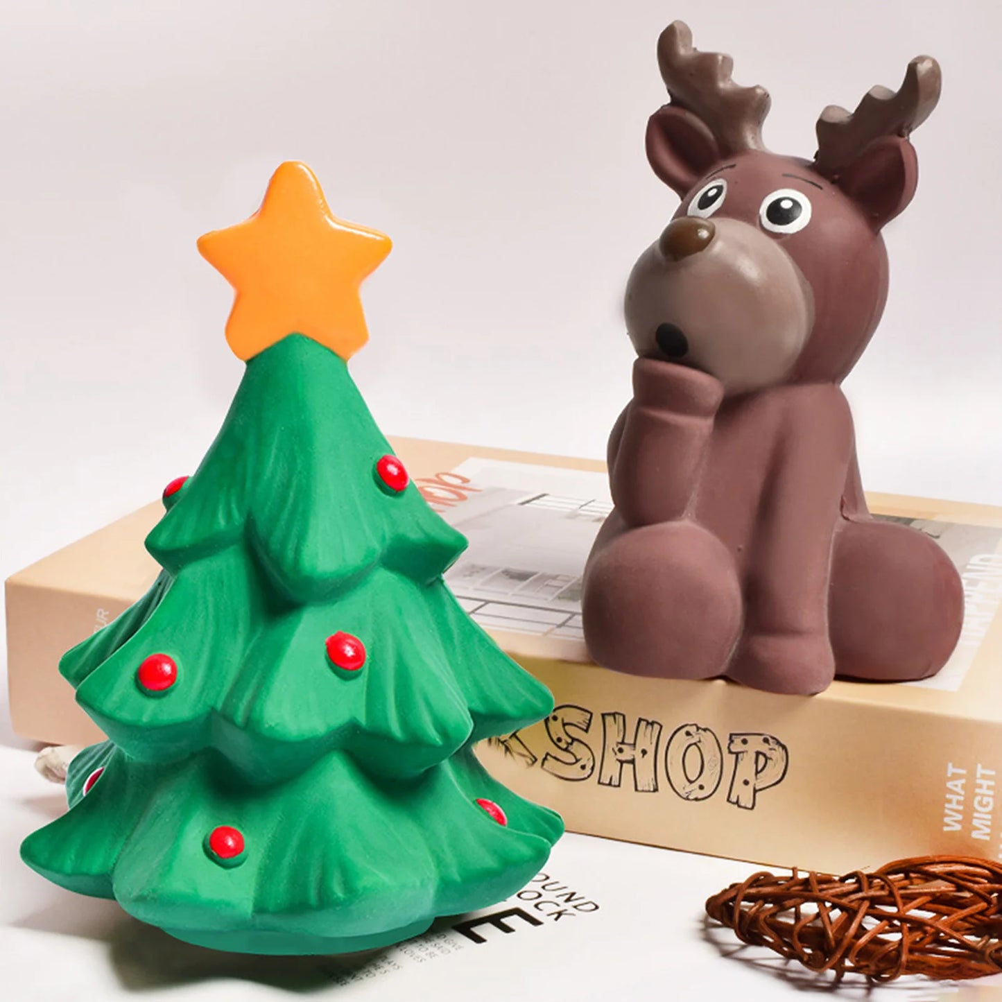 Hign Concerned Interactive Latex Dog Chew Toy For Puppies