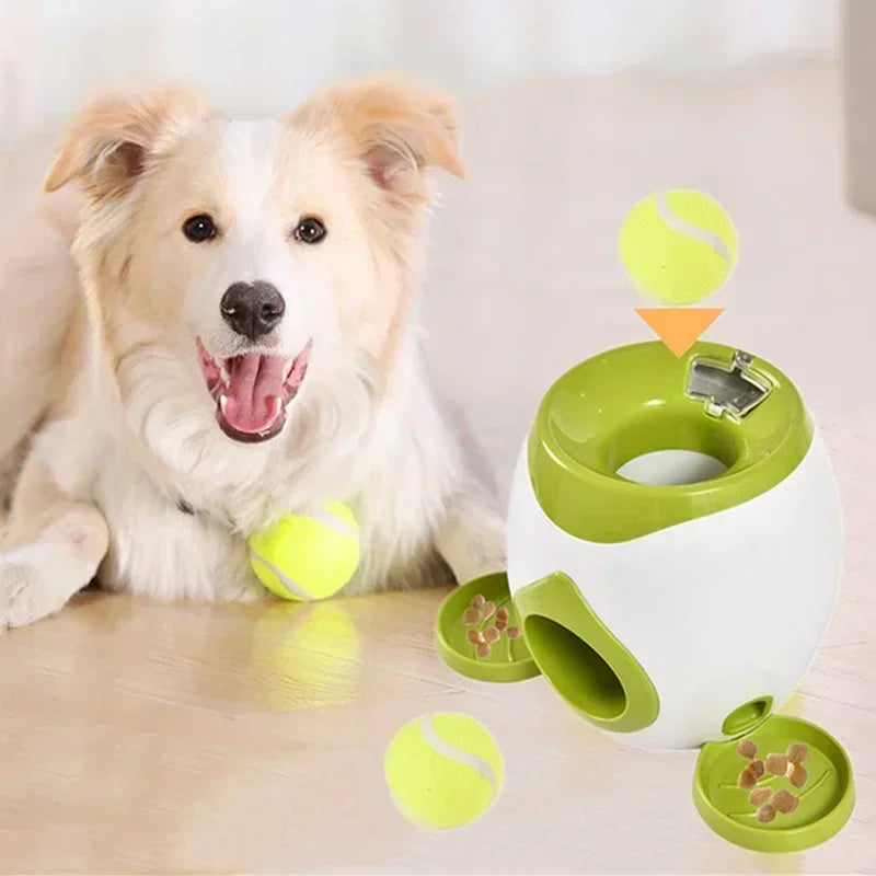 NoEnName Null Interactive Pet Tennis Food Reward Machine