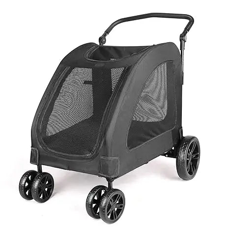 Wedyvko Foldable Dog Stroller Pet Jogger Travel Carrier