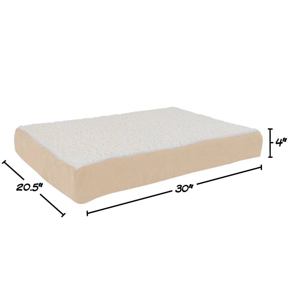 XMSJ Orthopedic Dog Bed with Memory Foam and Removable Cover