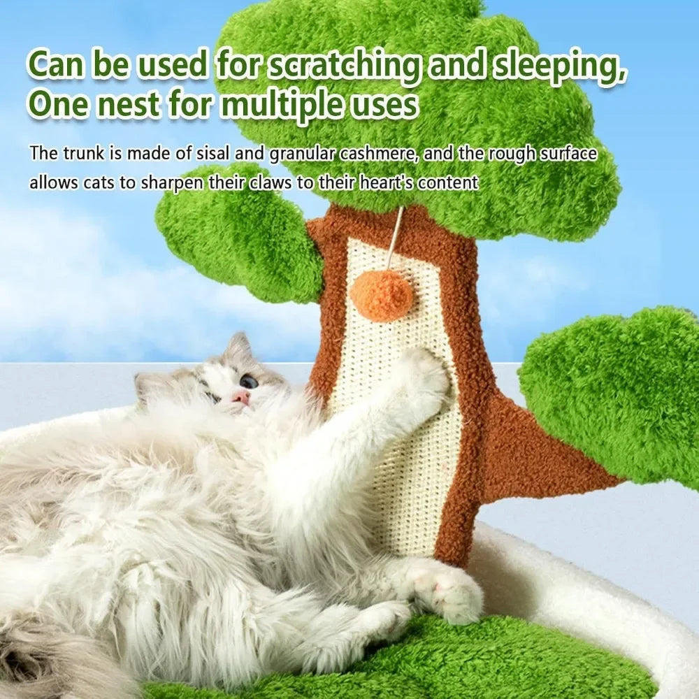 Cat Scratching Post with Bed by NoEnName_Null