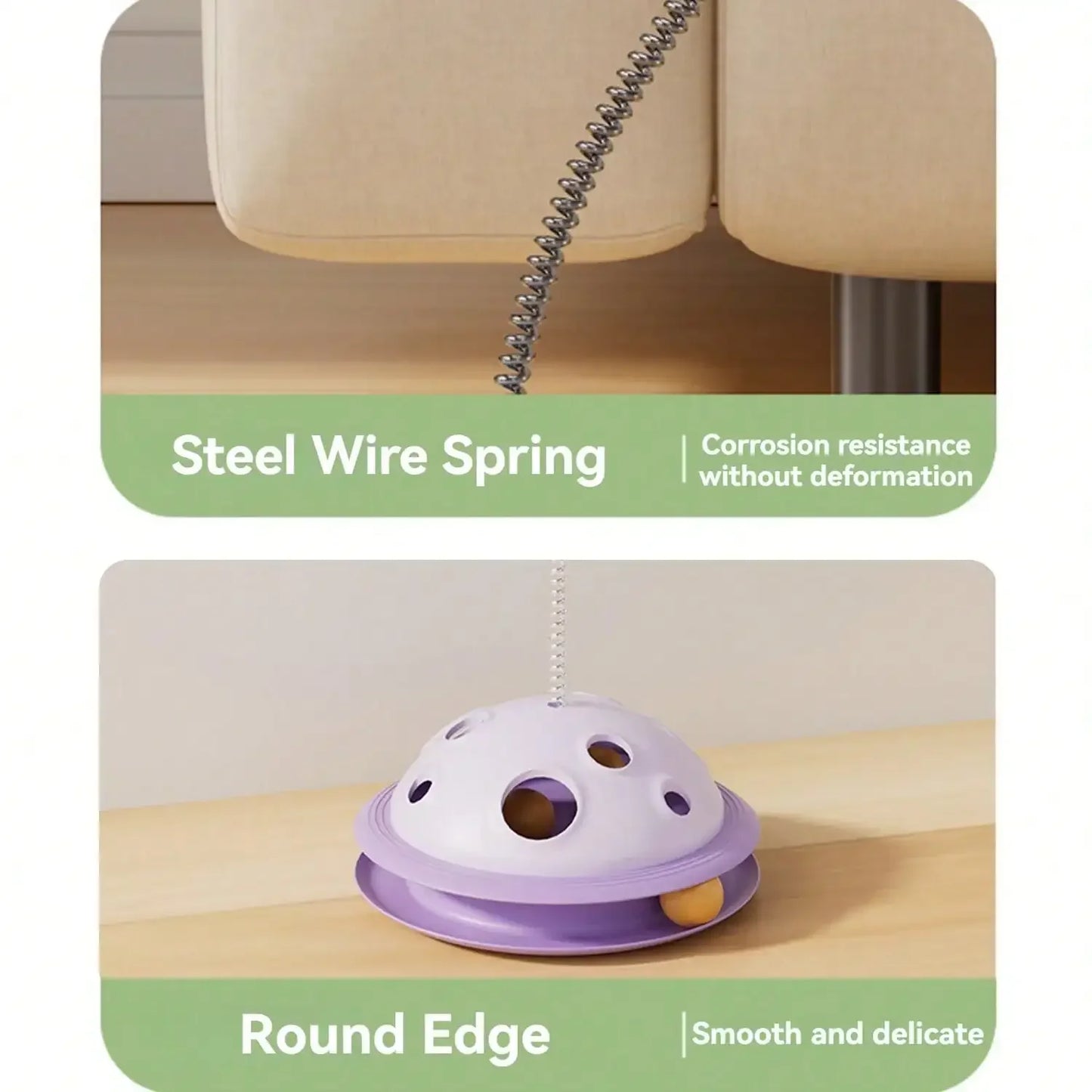 NoEnName Null Interactive Cat Snack Dispenser Educational Toy