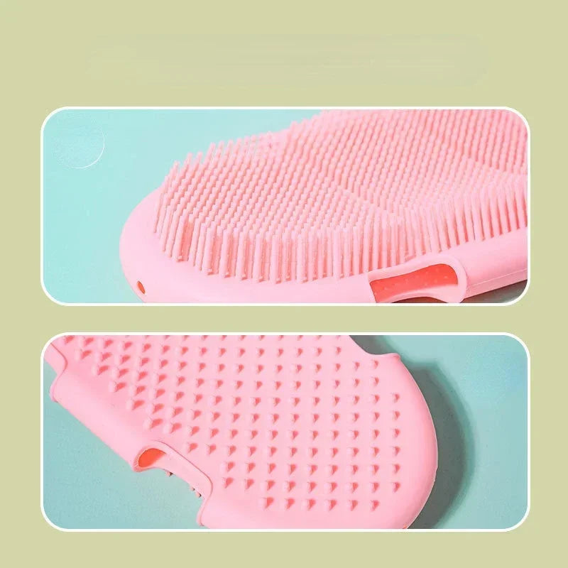 Dog Cat Bath Glove Deshedding Silicone Brush For Fur