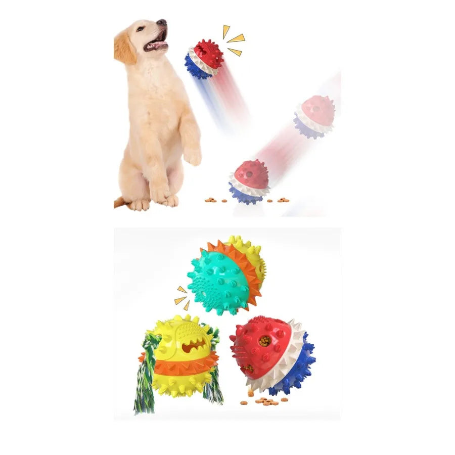 NoEnName Interactive Pet Chew Toy with Rope for Dogs