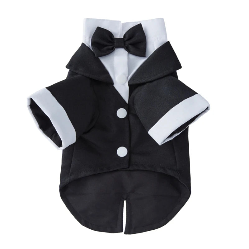 Guangdong Dog Tuxedo Formal Wedding Party Suit With Bow Tie