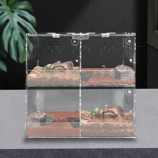 Acrylic Grids Reptile Cage Enclosure Large Tank Reptiles