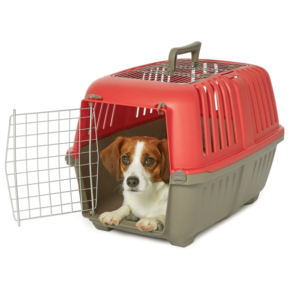 XMSJ Portable Hard Sided Pet Carrier For Travel And Vet