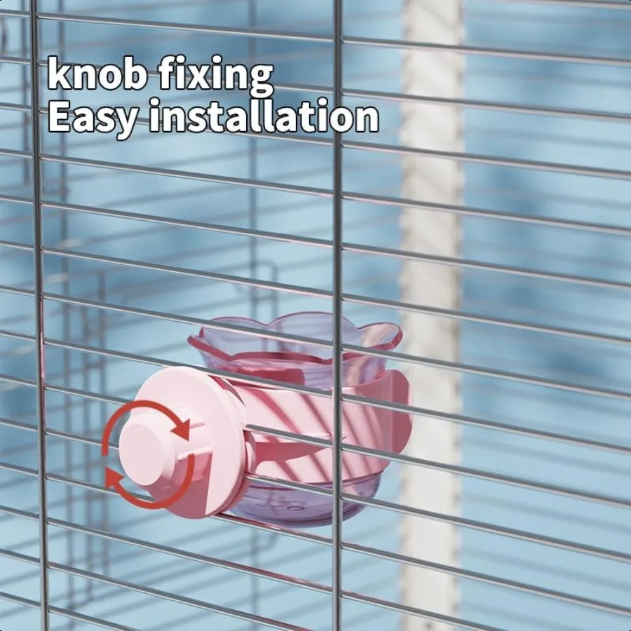 Hign Concerned Bird Cage Feeding Water Bowls With Clamp