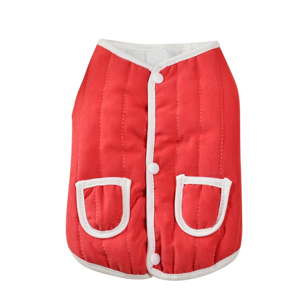 Guangdong Cotton Padded Dog Coat Jacket with Pockets