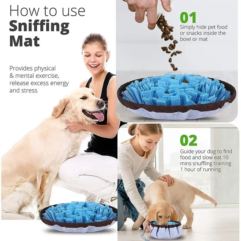 NoEnName Null Dogs Snuffle Mat Pet Training Toy