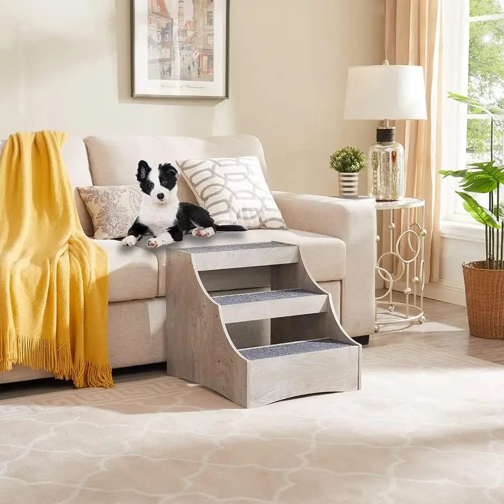 Multi Level Pet Bunk Bed With Removable Step Window Perch
