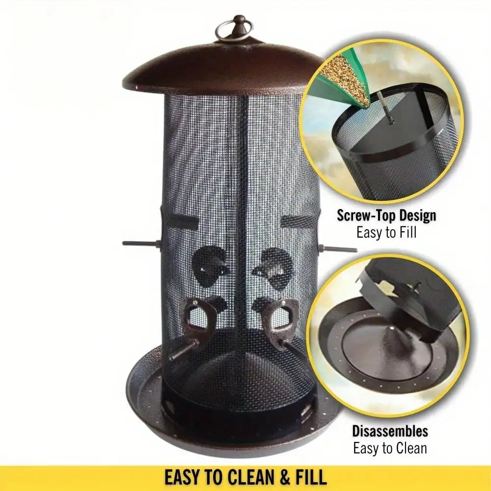 Hign Concerned Combination Screen Bird Feeder With Perches