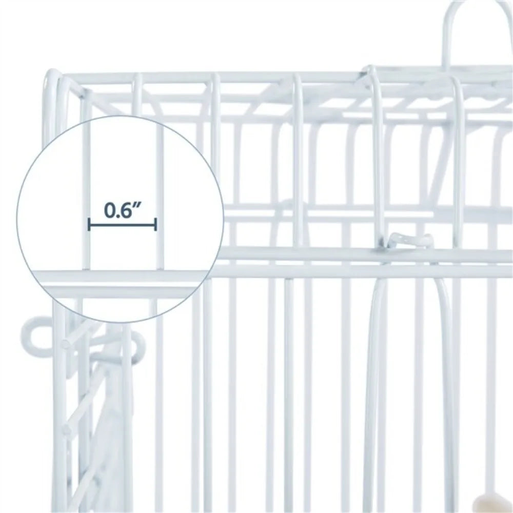 CN Guangdong Open Top Travel Bird Cage For Small Birds