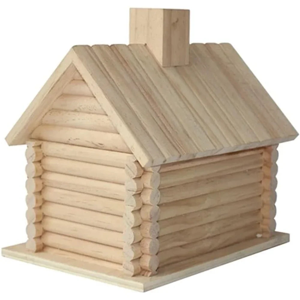 PEIS Wooden Bird Breeding House Outdoor Nest Box Decor For