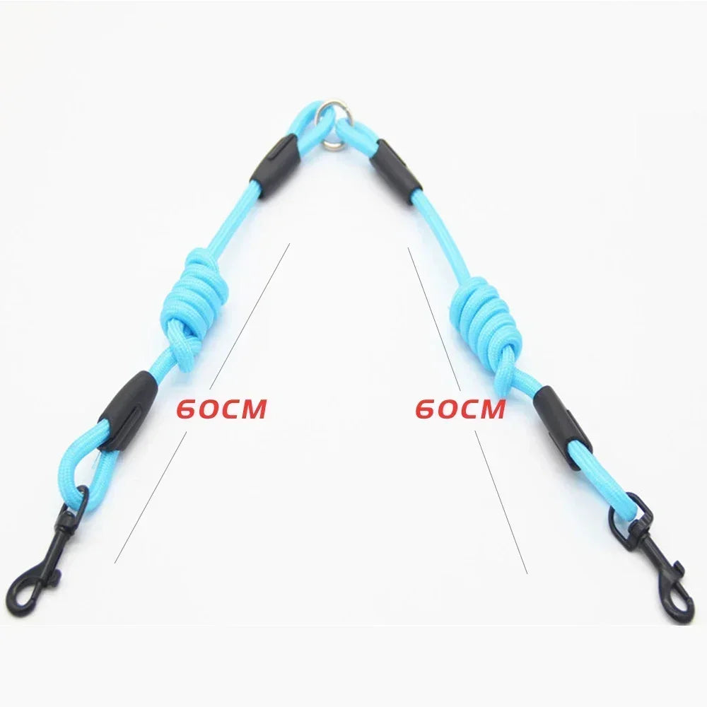 NoEnName_Null Double Dog Leash Coupler for Small Dogs