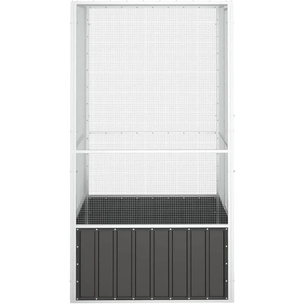 Secure Ventilated Bird Aviary Galvanized Steel Cage