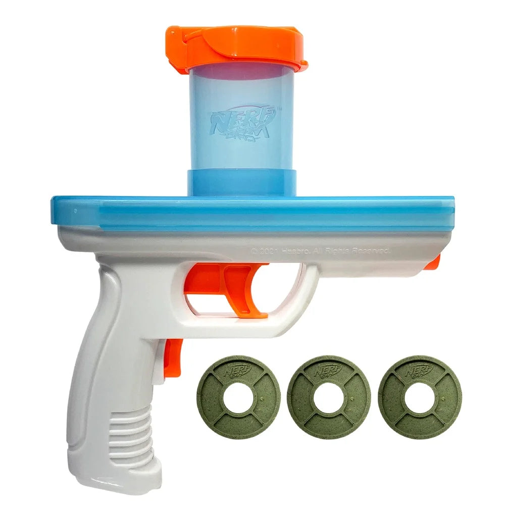 XMSJ Catnip Disc Treat Blaster Toy with Laser Light