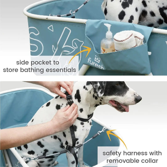 Hign Concerned Big Dipper Dog Bath Tub With Stairs Premium