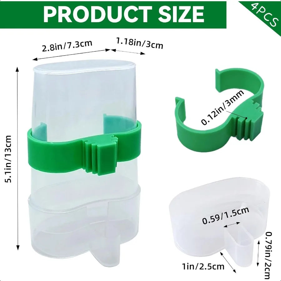 Hign Concerned Parrot Water Dispenser Automatic Bird Feeder