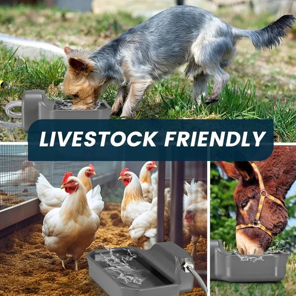 Automatic Dog Water Dispenser for Indoor Outdoor Use