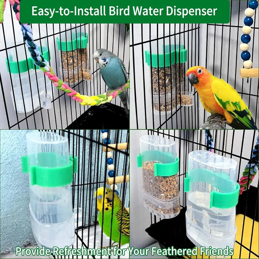 Hign Concerned Parrot Water Dispenser Automatic Bird Feeder