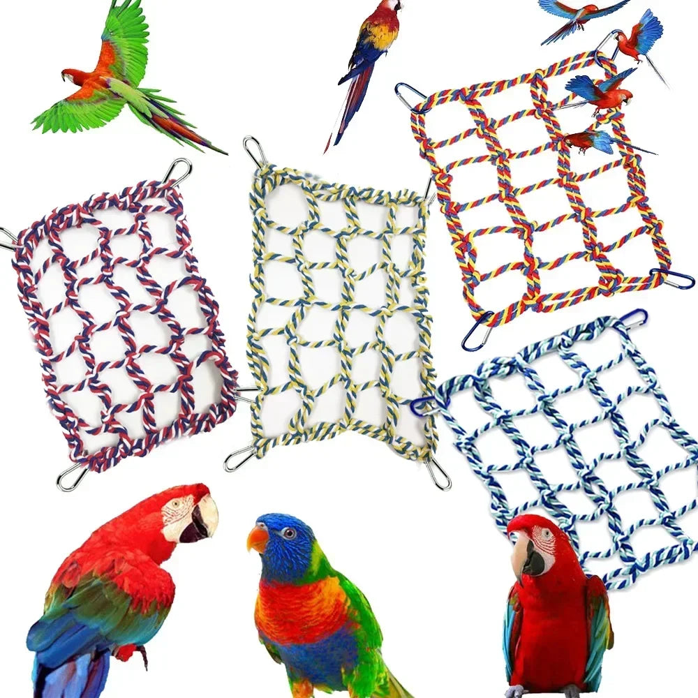 Hign Concerned Pet Climbing Net Rope Ladder Bird Toy