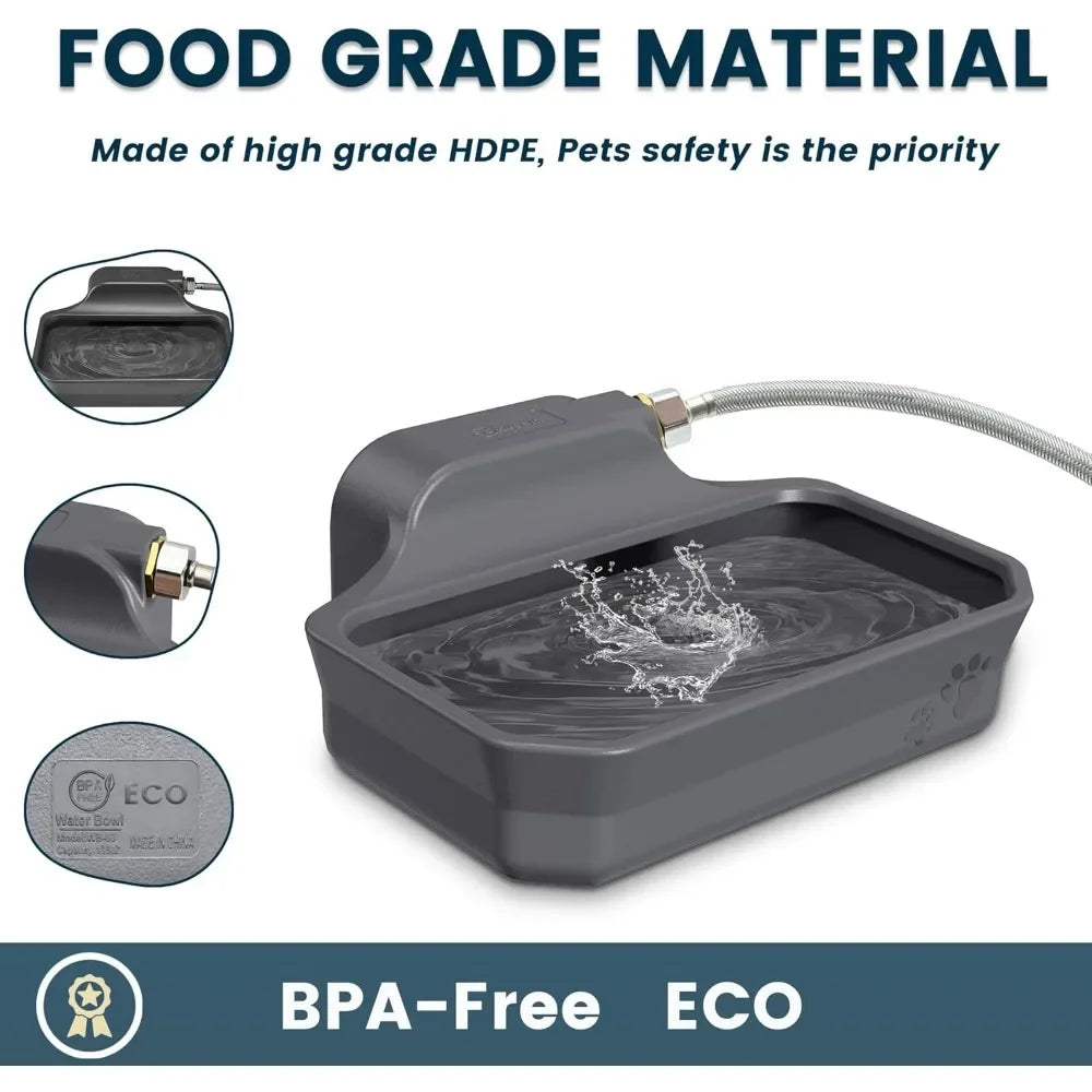 Automatic Dog Water Dispenser for Indoor Outdoor Use