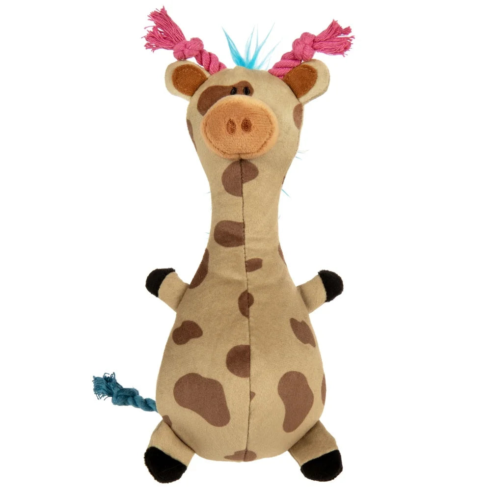 XMSJ Durable Long Neck Giraffe Plush Dog Toy