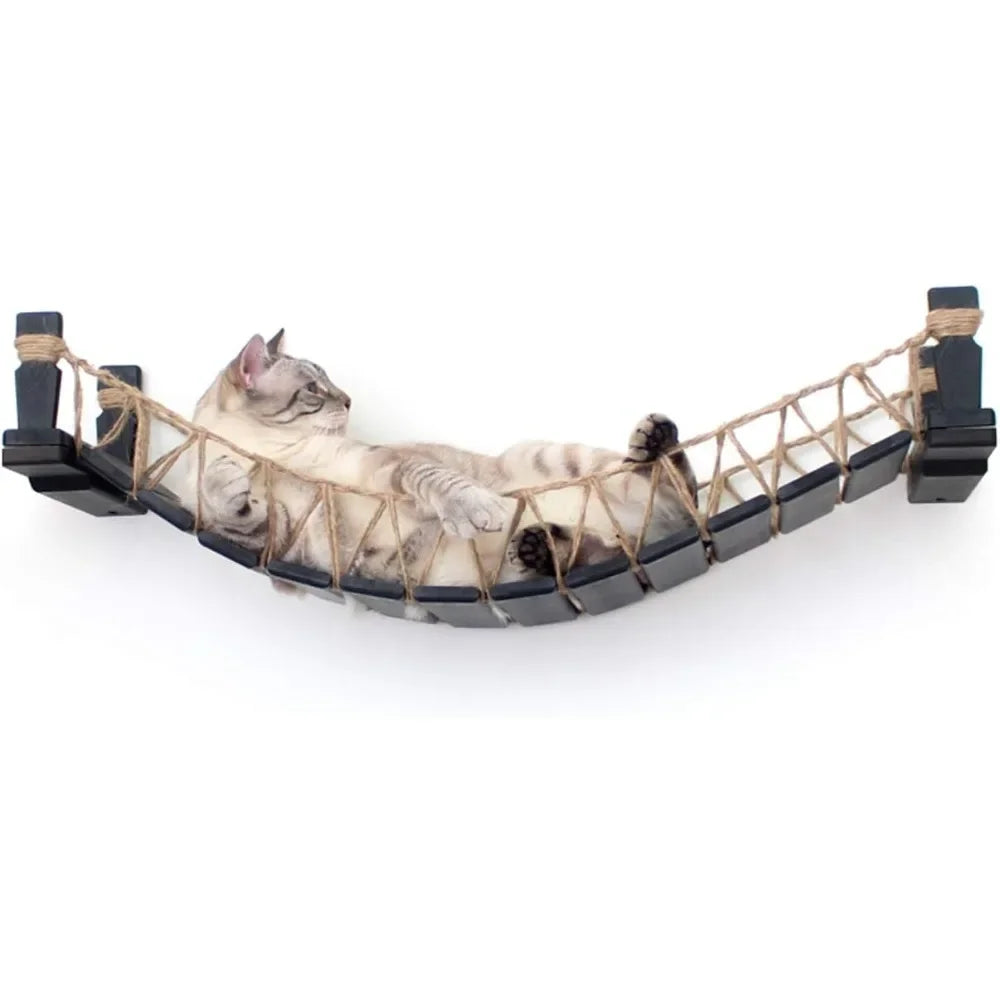 Cat Bridge Wall-Mounted Play Lounge Toy by NoEnName_Null