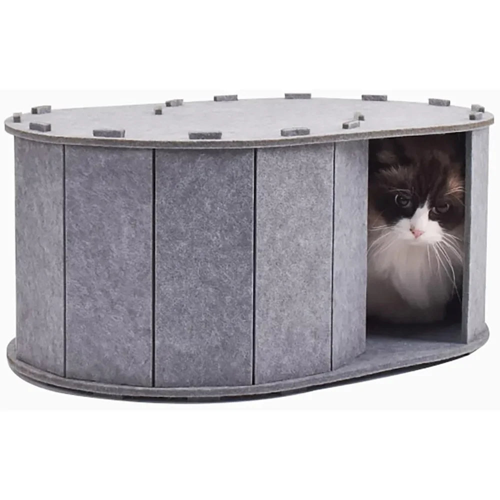 NoEnName_Null Cat Tunnel Bed with S-Shaped Maze Design