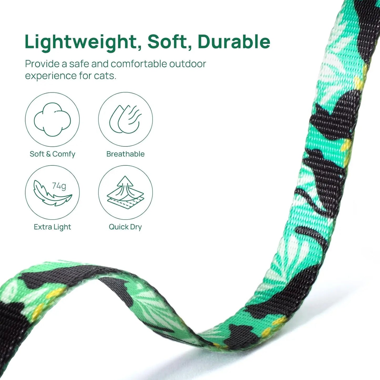 Hign-concerned Cat Harness And Leash Set Escape Proof