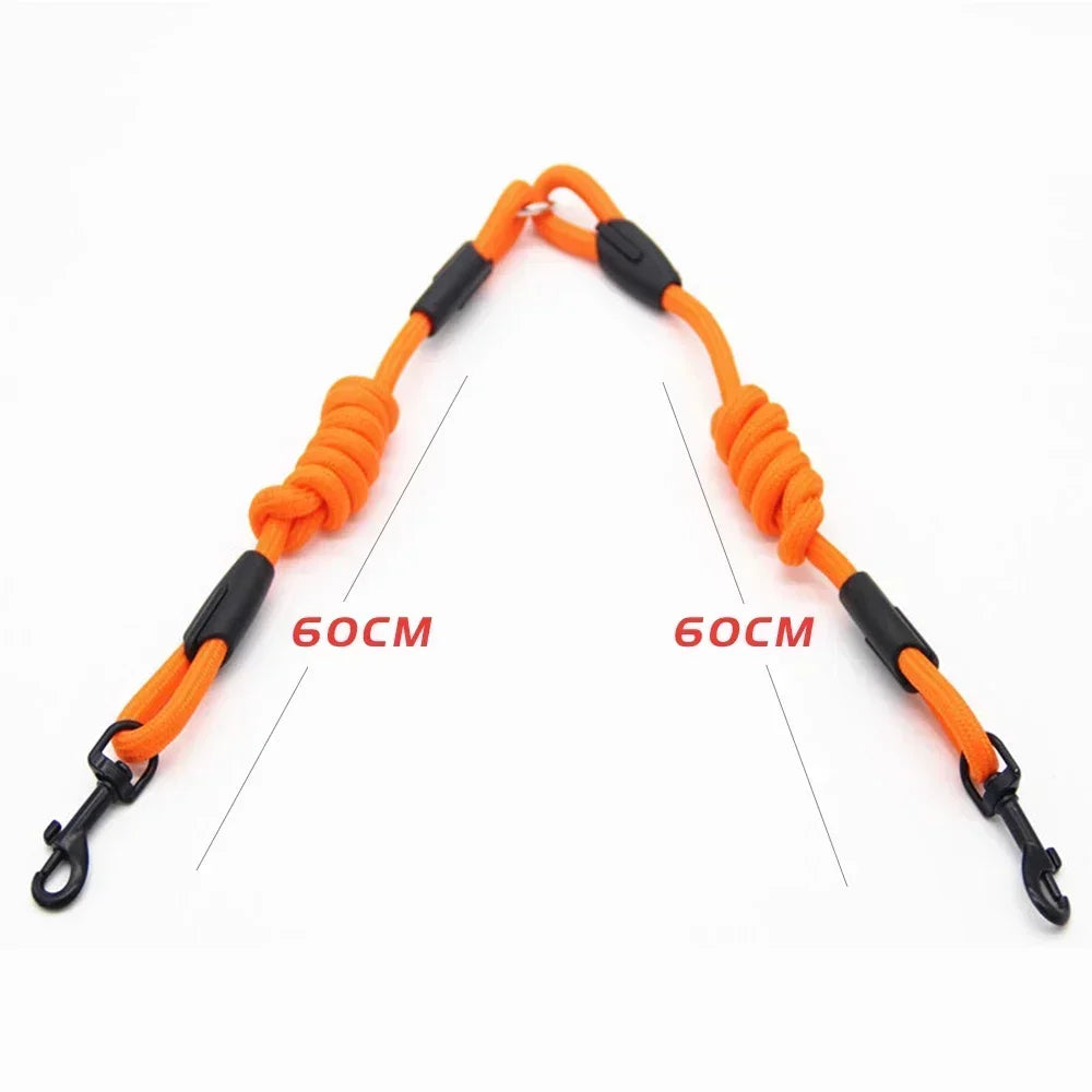 NoEnName_Null Double Dog Leash Coupler for Small Dogs