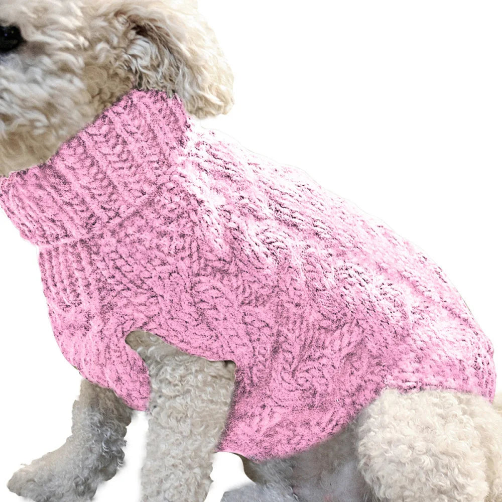Dog Sweater Autumn Winter Knit Warm Comfort Clothing For Pets