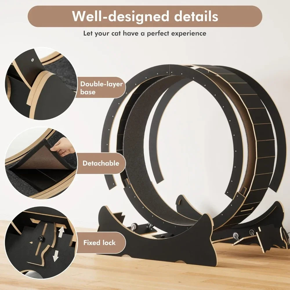 Cat Exercise Wheel by NoEnName_Null for Indoor Cats