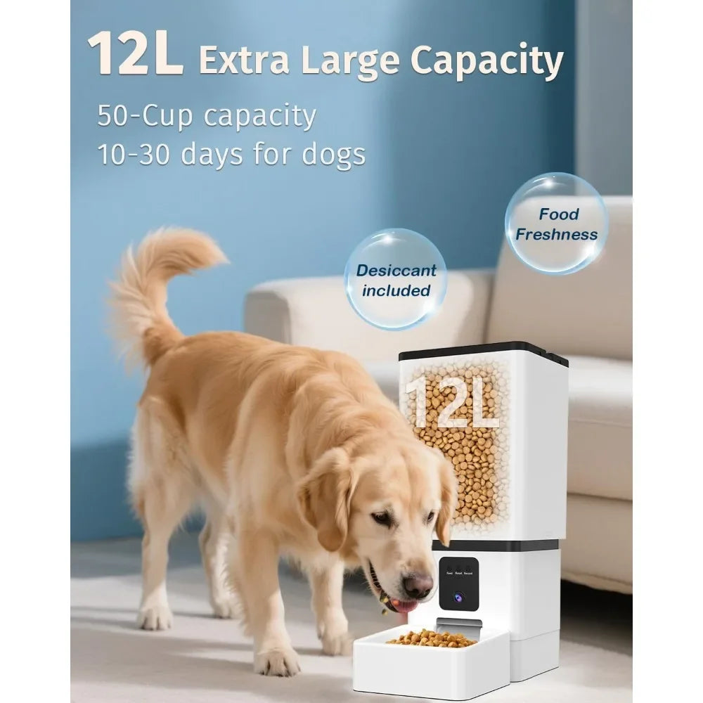 Breed Automatic Dog Feeder With Camera WiFi App Control