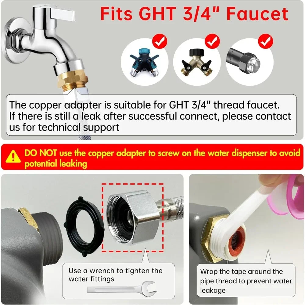 Automatic Dog Water Dispenser for Indoor Outdoor Use