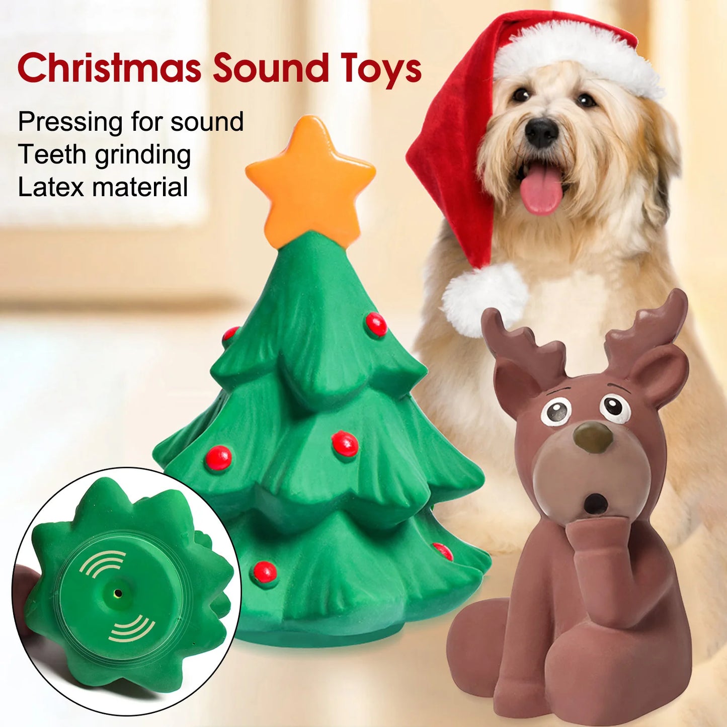 Hign Concerned Interactive Latex Dog Chew Toy For Puppies