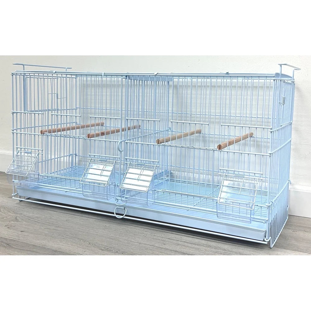 XMSJ Stackable Double Breeding Bird Cages With Dividers