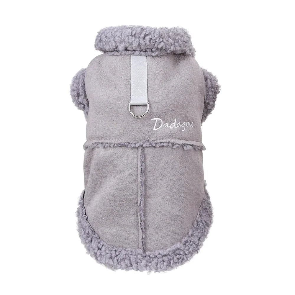 Guangdong Lamb Fleece Winter Dog Jacket for Small Dogs