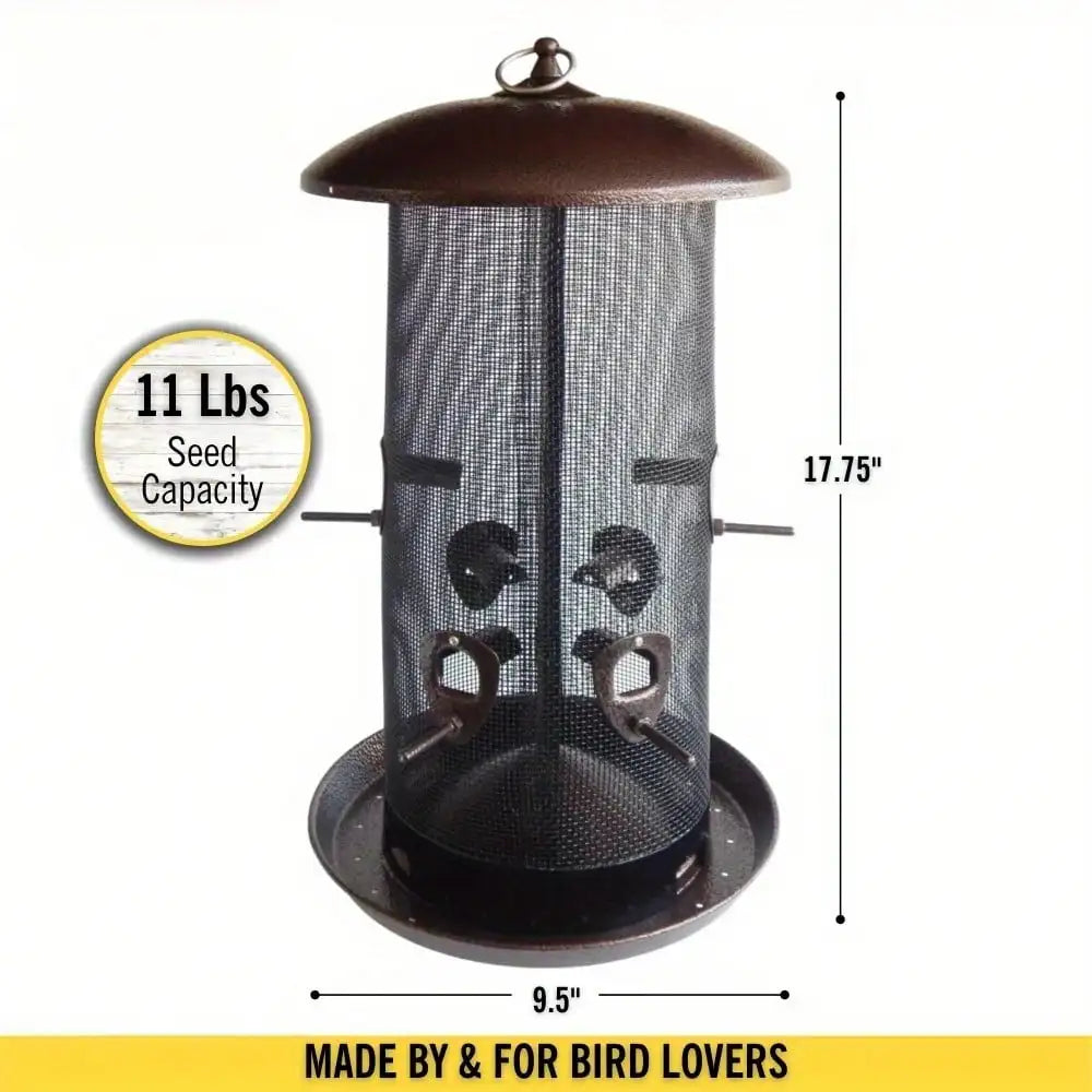 Hign Concerned Combination Screen Bird Feeder With Perches