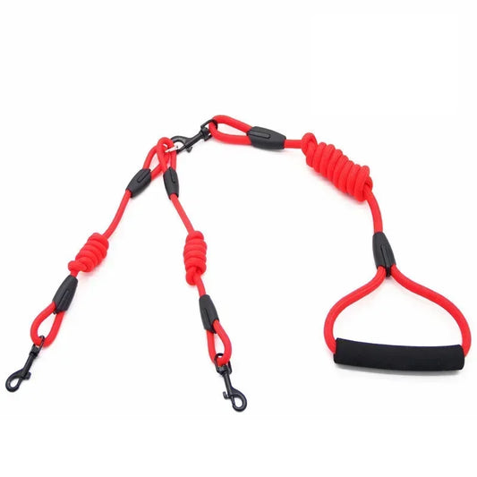 NoEnName_Null Double Dog Leash Coupler for Small Dogs