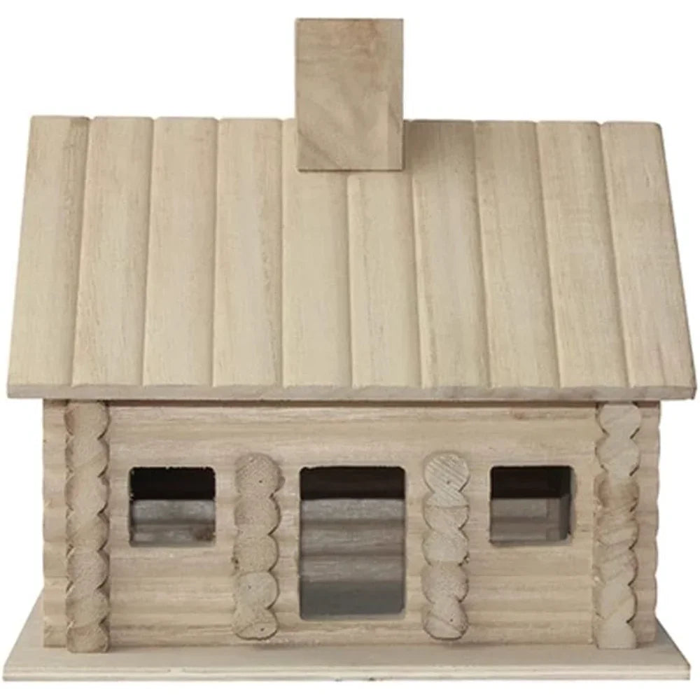 PEIS Wooden Bird Breeding House Outdoor Nest Box Decor For