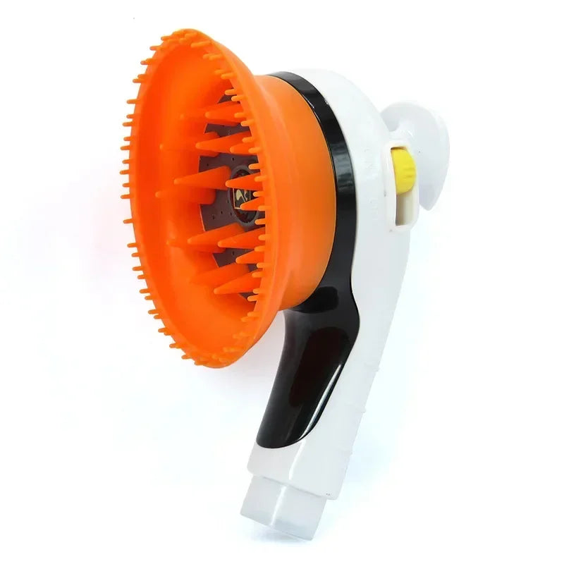 Pet Combing Massage Shower Head Bath Brush Dogs Cats