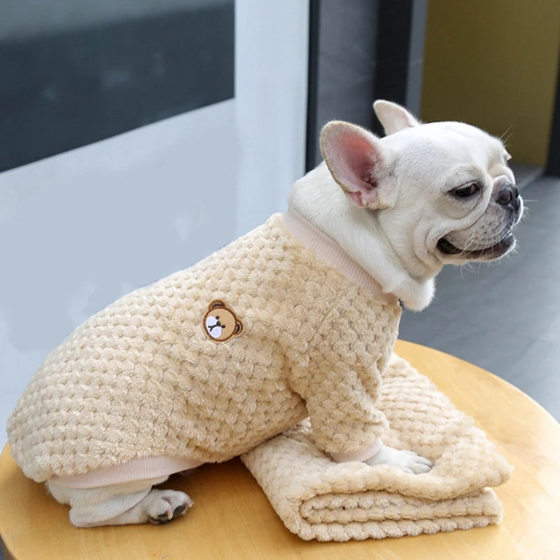 Guangdong Soft Fleece Warm Dog Pullover Coat for Small Pets