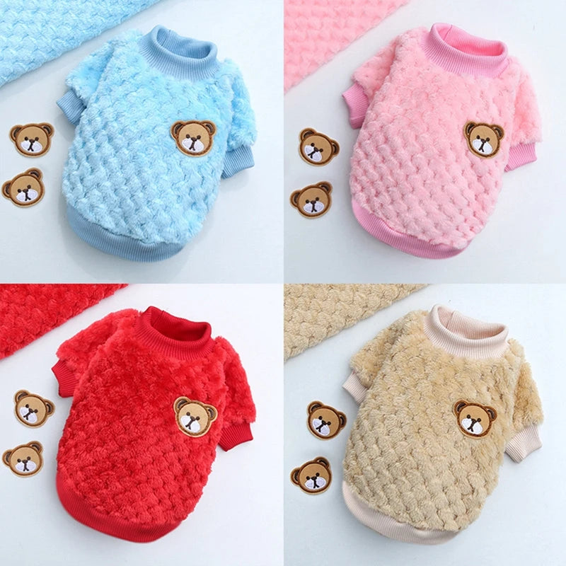 Guangdong Soft Fleece Warm Dog Pullover Coat for Small Pets