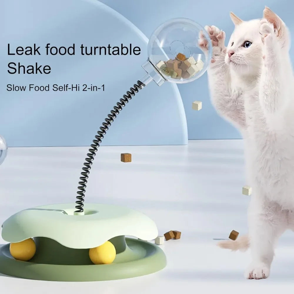 Interactive Cat Feeder Toy Tumbler by NoEnName_Null